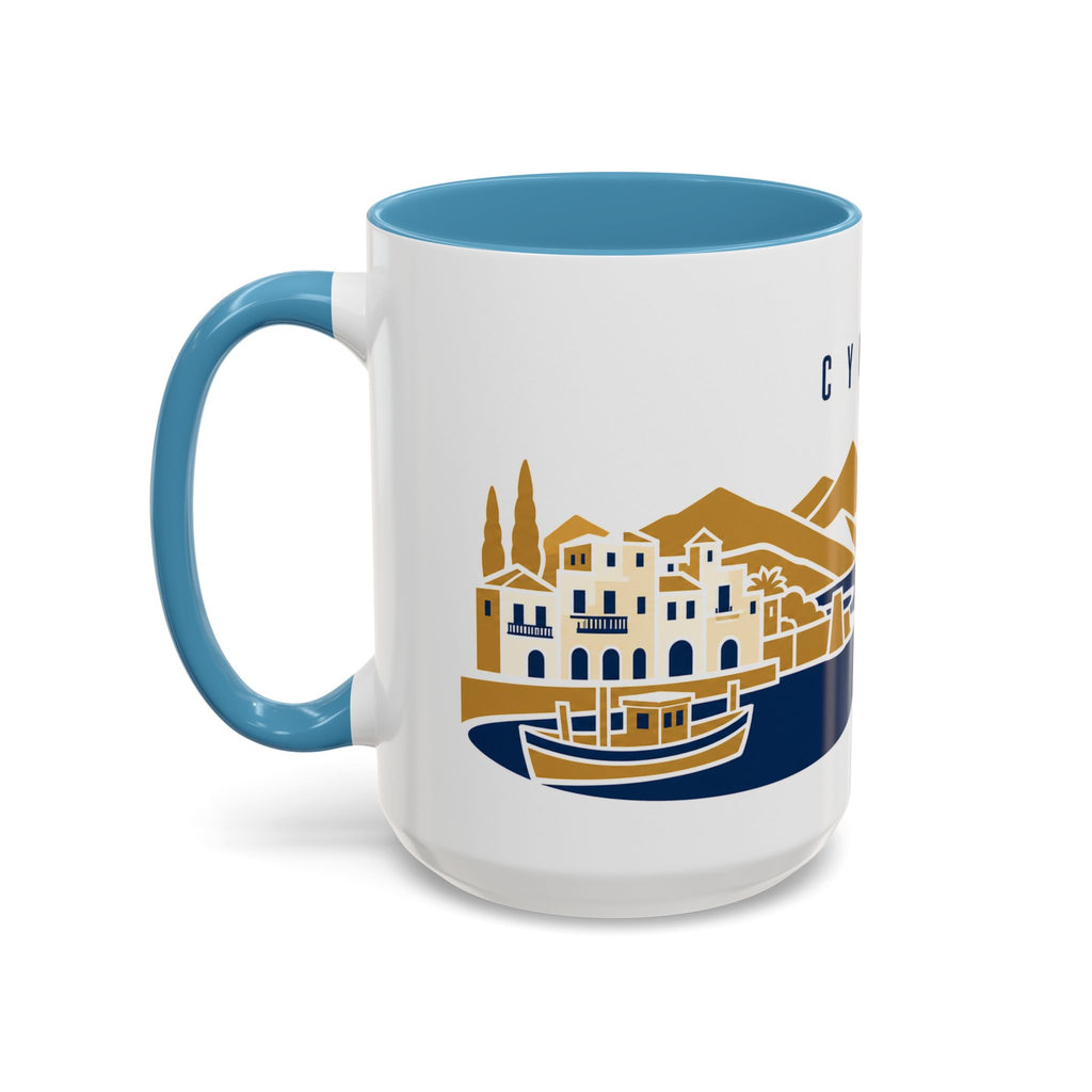 Cyprus Coffee Mug | Travel Souvenir Accent Mug | Country Gift Ceramic Cup 11oz 15oz