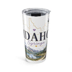 Idaho State Flower 20oz Tumbler | Syringa Botanical State Flower Gift | Insulated Stainless Steel Travel Cup