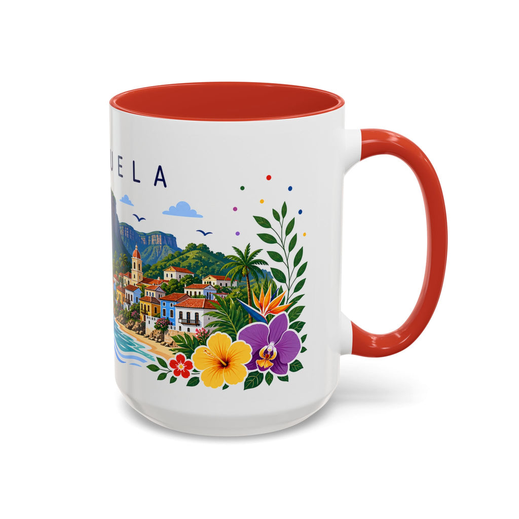 Venezuela Coffee Mug | Travel Souvenir Accent Mug | Place Gift Ceramic Cup 11oz 15oz