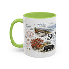Shenandoah National Park Coffee Mug | Virginia Blue Ridge Hiking Autumn Gift | Accent Color Ceramic 11oz 15oz