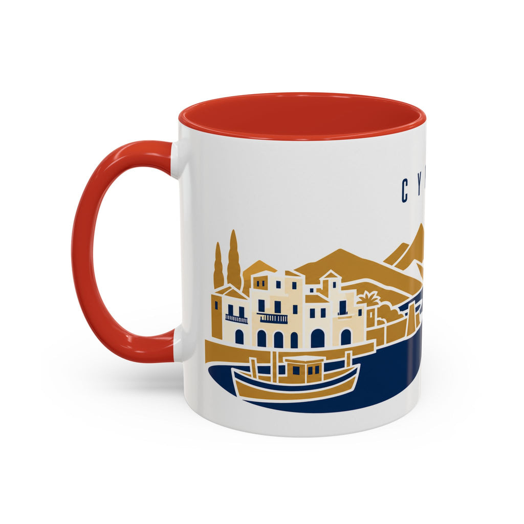 Cyprus Coffee Mug | Travel Souvenir Accent Mug | Country Gift Ceramic Cup 11oz 15oz