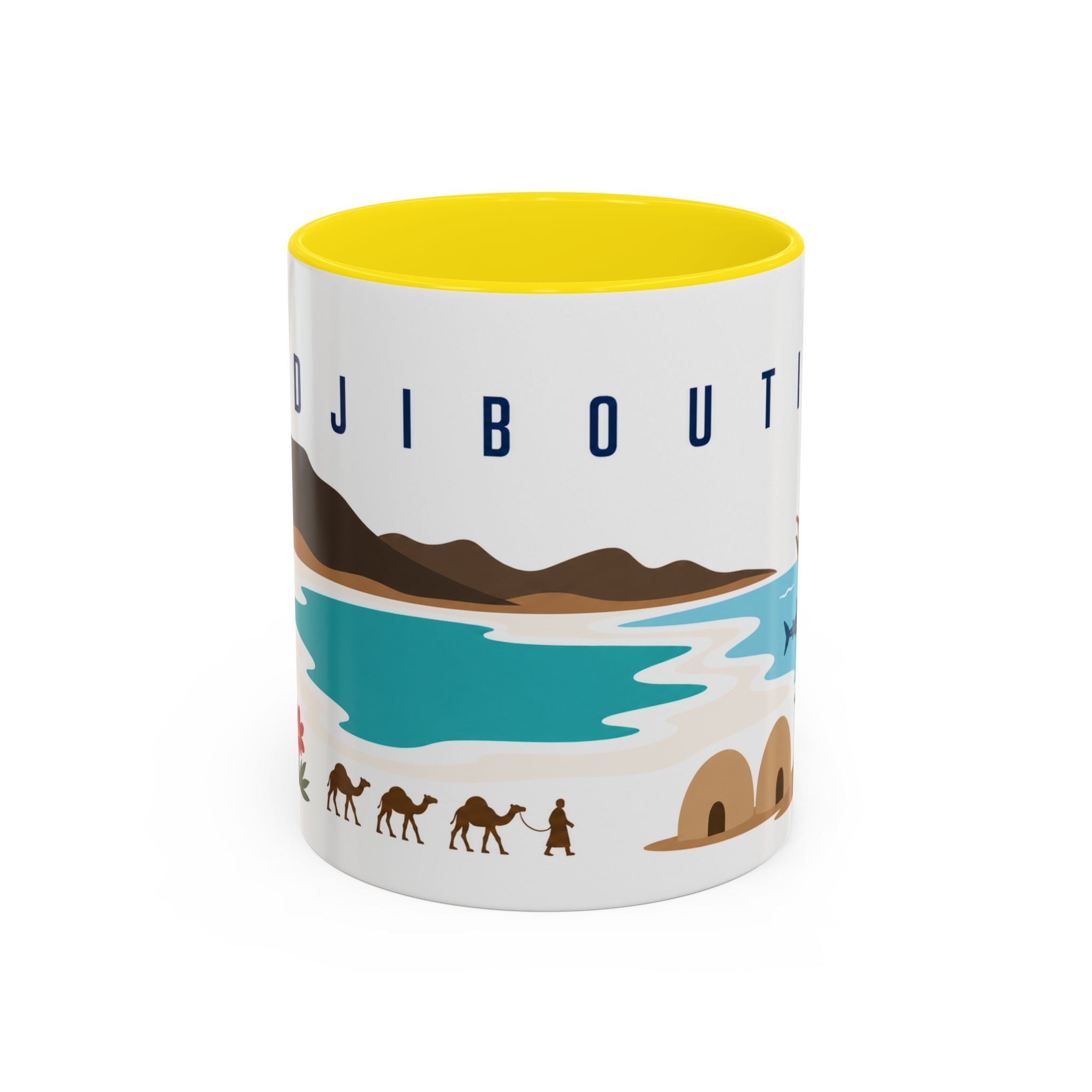 Djibouti Coffee Mug | Travel Souvenir Accent Mug | Country Gift Ceramic Cup 11oz 15oz