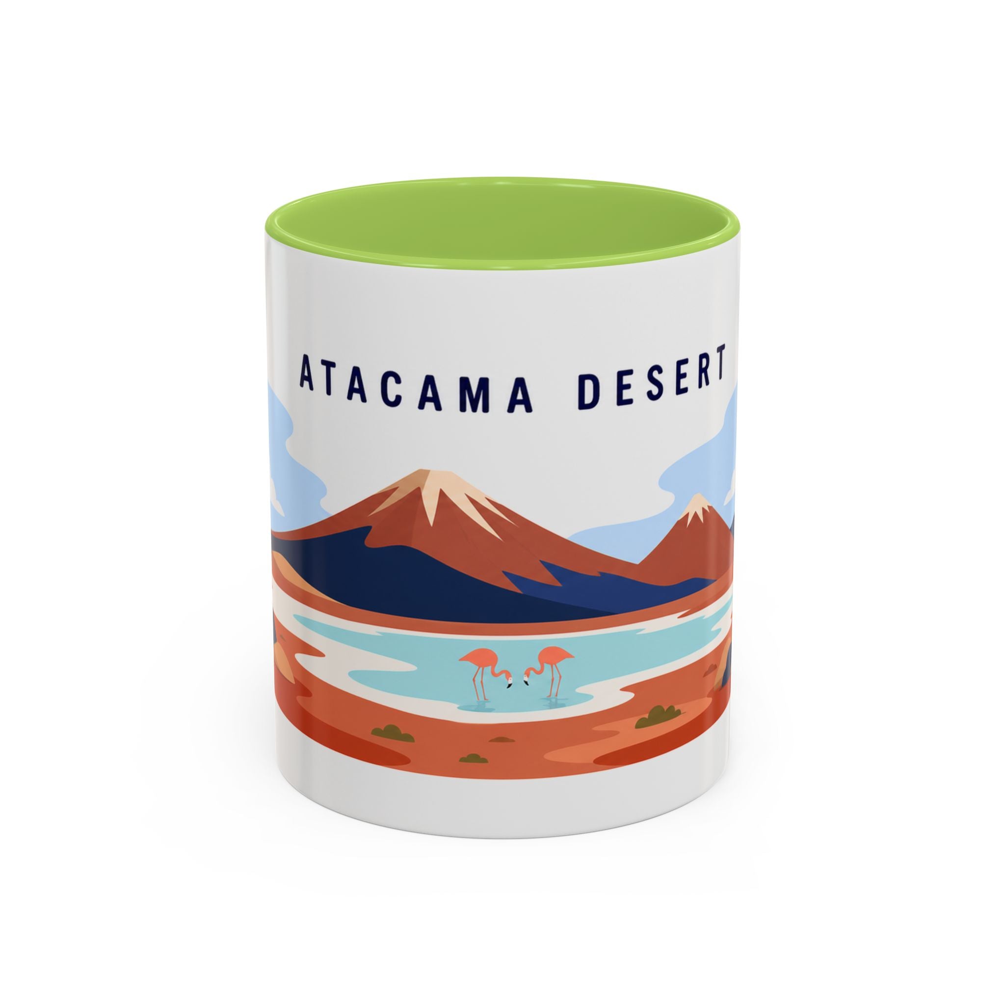 Atacama Desert Coffee Mug | Travel Destination Souvenir Gift | Accent Color Ceramic 11oz 15oz