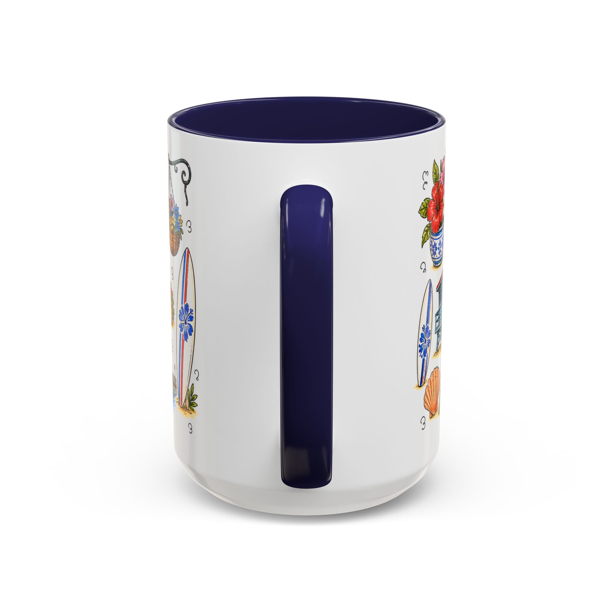 San Diego Illustrated Travel Mug | City Souvenir Accent Coffee Mug | 11oz 15oz Ceramic Cup
