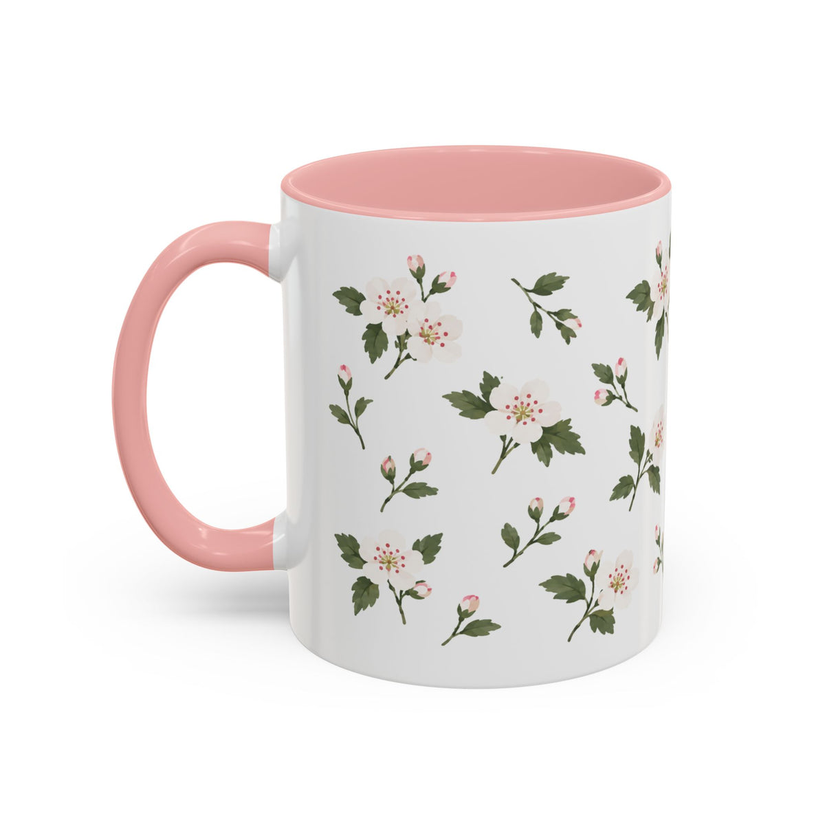 Missouri Hawthorn Mug, State Flower Floral Coffee Cup, 11oz Botanical Gift
