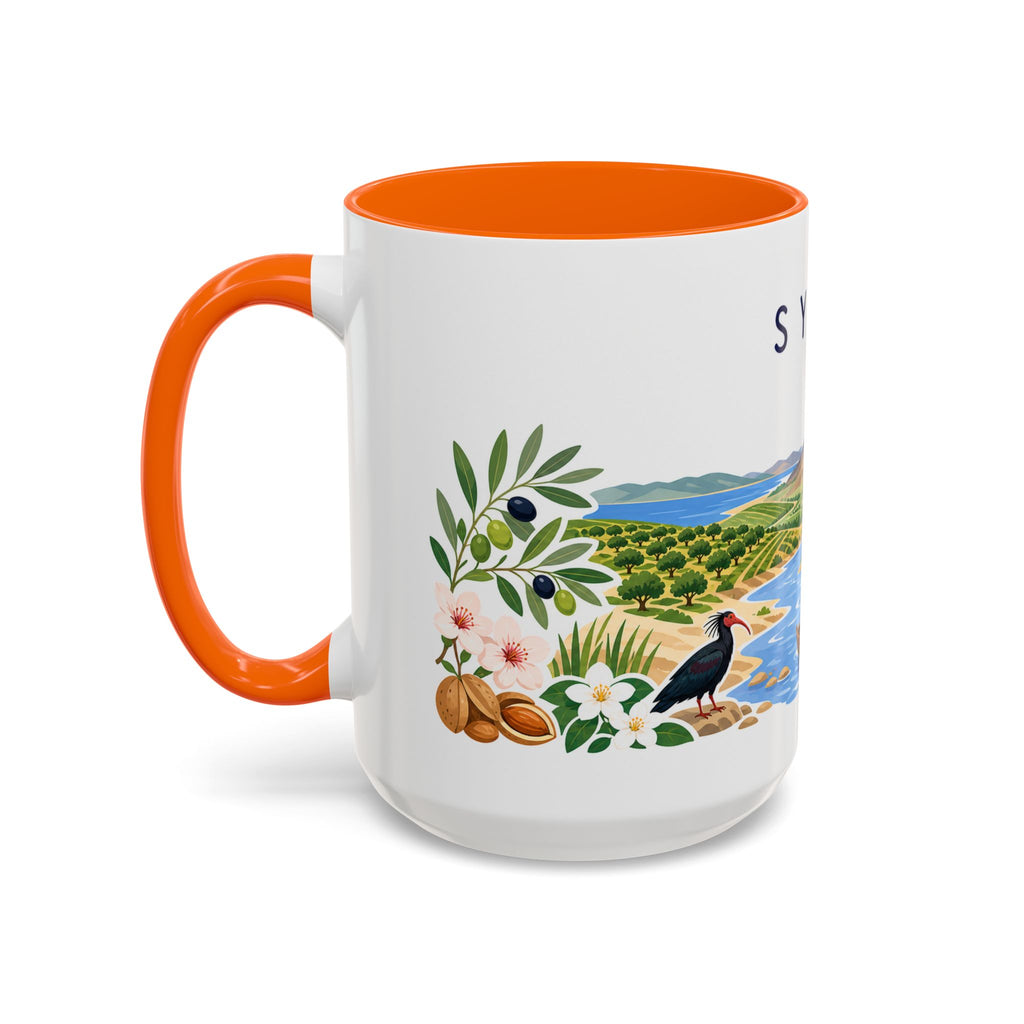 Syria Coffee Mug | Travel Souvenir Accent Mug | Country Gift Ceramic Cup 11oz 15oz