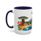 Malawi Coffee Mug | Travel Souvenir Accent Mug | Country Gift Ceramic Cup 11oz 15oz
