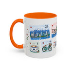 Vancouver Coffee Mug | Postage Stamp Collage Mug | Travel Souvenir Accent Cup 11oz 15oz