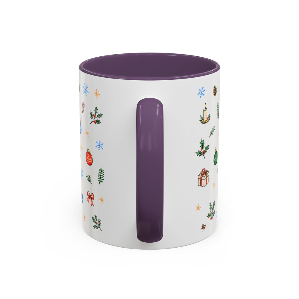 Nashville Christmas Mug | Watercolor City Souvenir, Acoustic Guitar, Harmonica (11oz 15oz)