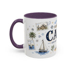 Cairo Coffee Mug | Egypt Souvenir Travel Gift | Accent Color Ceramic 11oz 15oz
