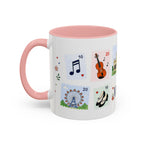Vienna Coffee Mug | Postage Stamp Collage Mug | Travel Souvenir Accent Cup 11oz 15oz