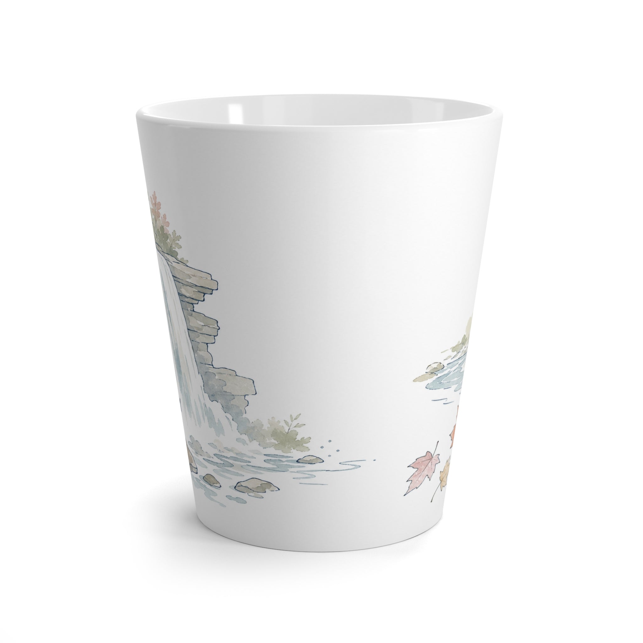 Cuyahoga Valley National Park Latte Mug | Pastel Watercolor Nature Coffee Cup | 12 oz Travel Souvenir Gift