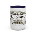Hot Springs National Park Coffee Mug | Arkansas Thermal Spring Spa Gift | Accent Color Ceramic 11oz 15oz