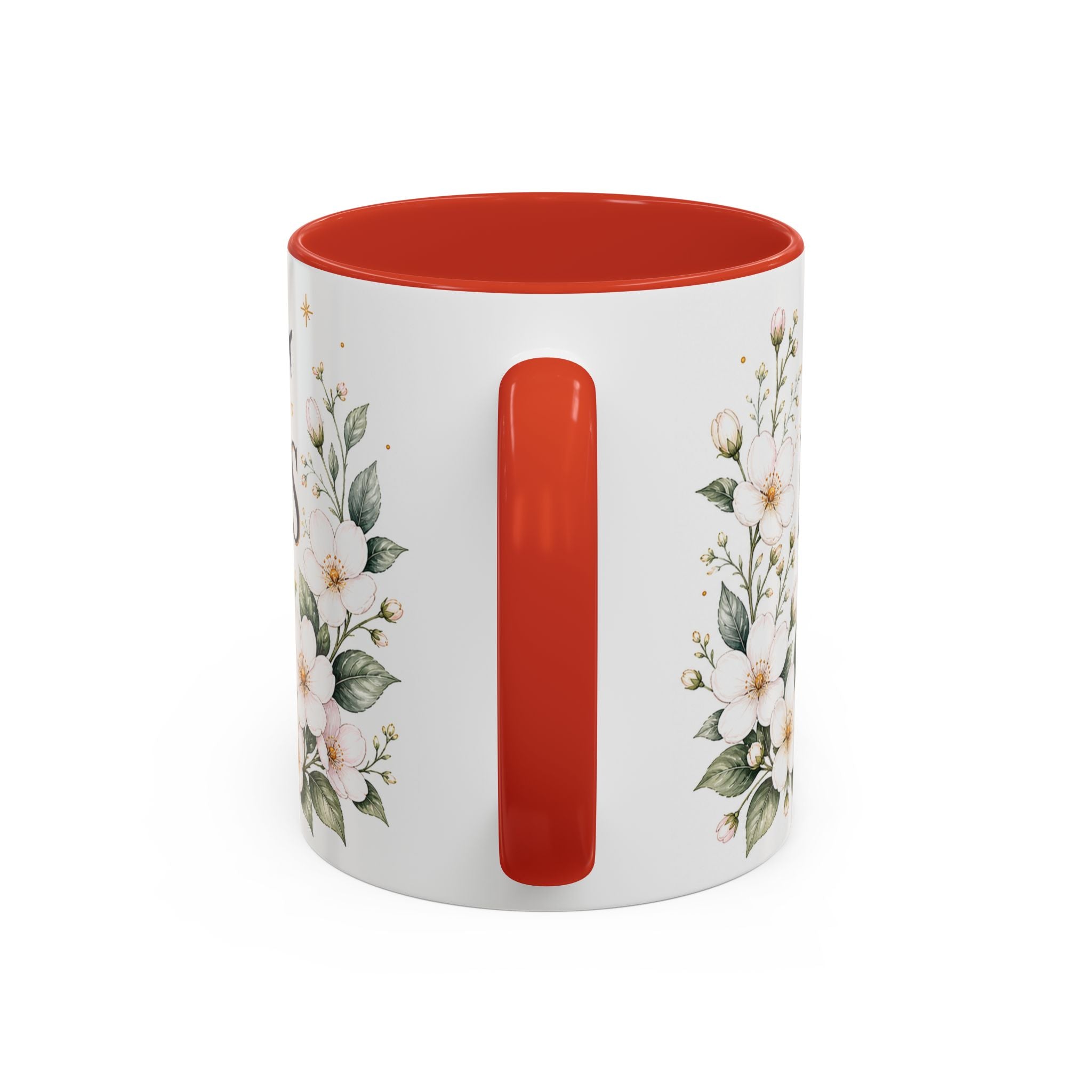 Massachusetts State Map Mug | Coastal Scene, Botanical Accents (11oz, 15oz)