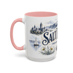 Salt Lake City Coffee Mug | United States Travel Souvenir | Vintage Illustrated City Gift | 11 oz 15 oz Accent Mug