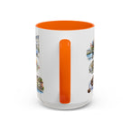 Geneva Illustrated Travel Mug | City Souvenir Accent Coffee Mug | 11oz 15oz Ceramic Cup