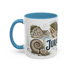 Jurassic Coast Mug, England Travel Souvenir, Bucket List Gift, Accent Ceramic Coffee Mug 11oz 15oz