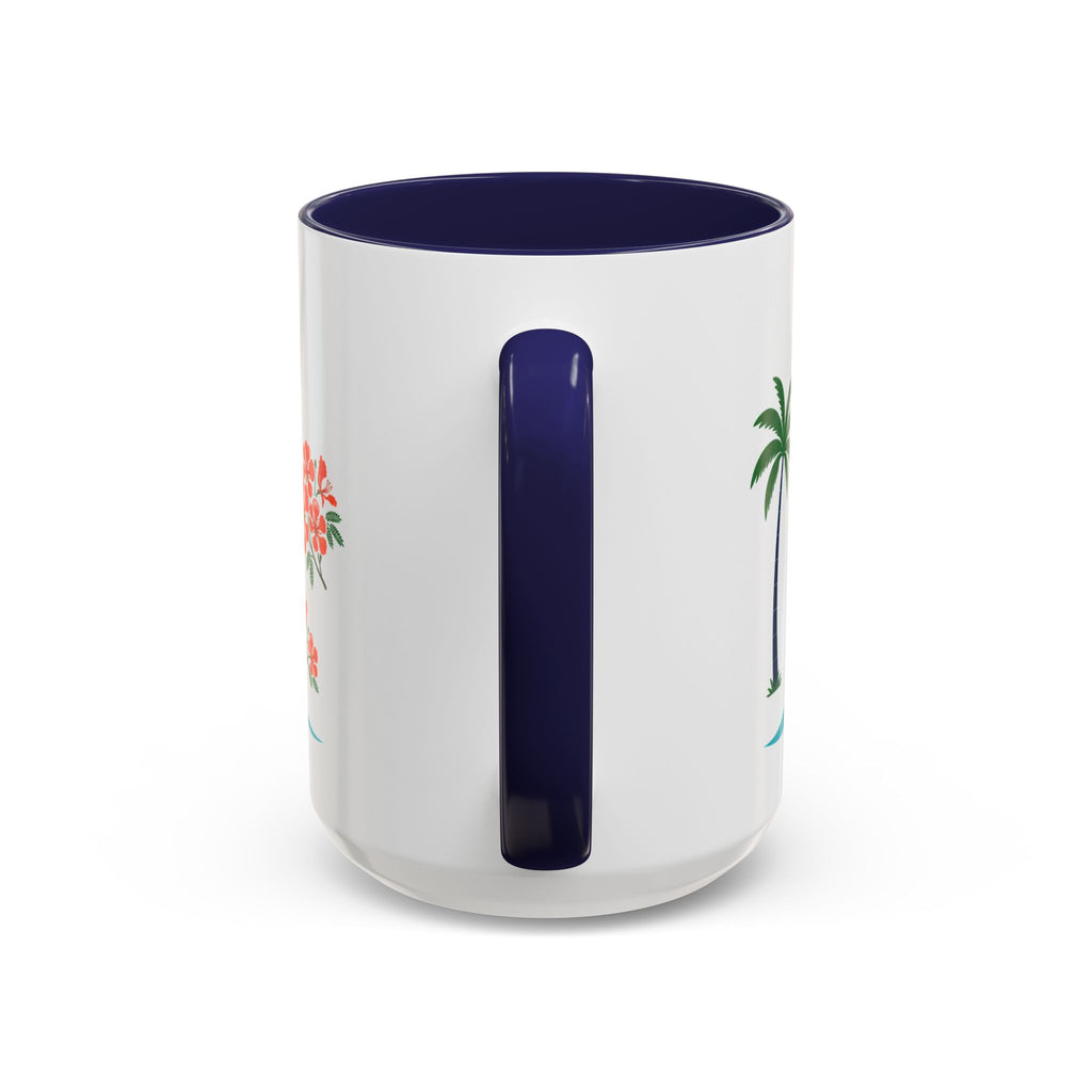 Miami Coffee Mug | United States Travel Souvenir | Porcelain Decal City Gift | 11oz 15oz Accent Mug