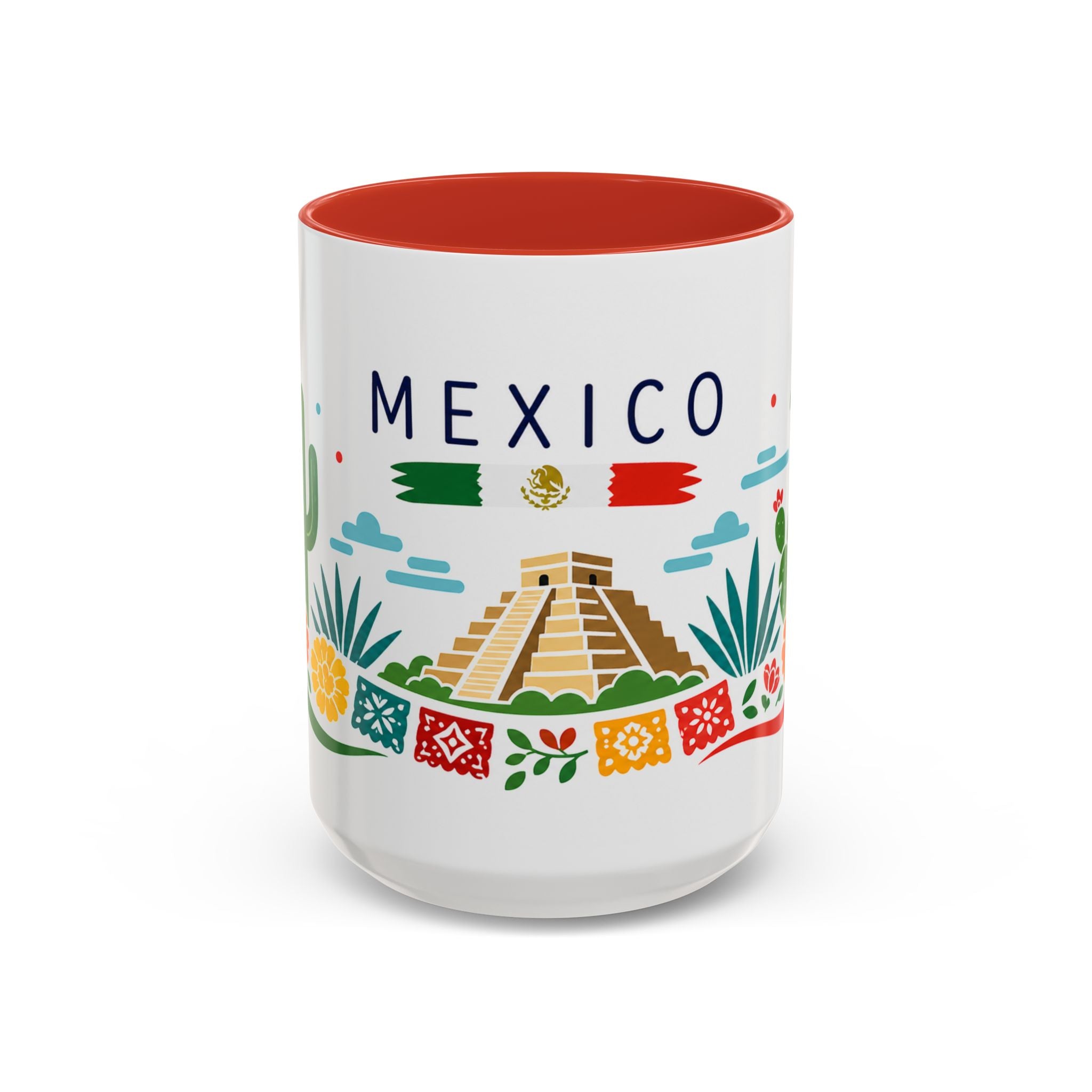 Mexico Coffee Mug | Travel Souvenir Accent Mug | Country Gift Ceramic Cup 11oz 15oz
