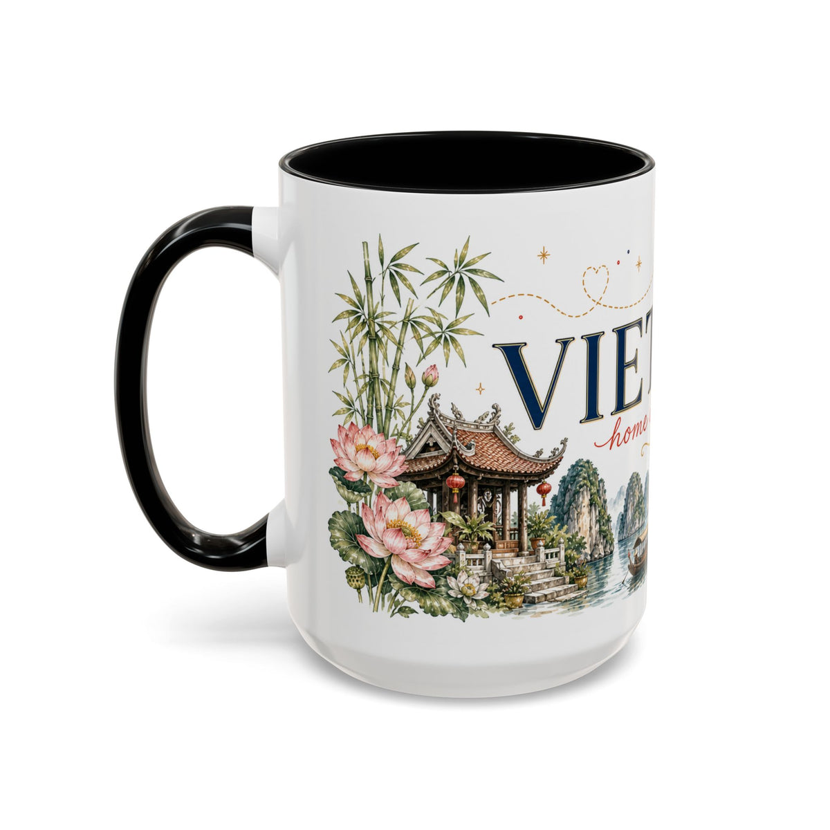 Vietnam Home Country Mug | Moving Away Gift | Long Distance Friendship | 11 oz 15 oz Accent Mug