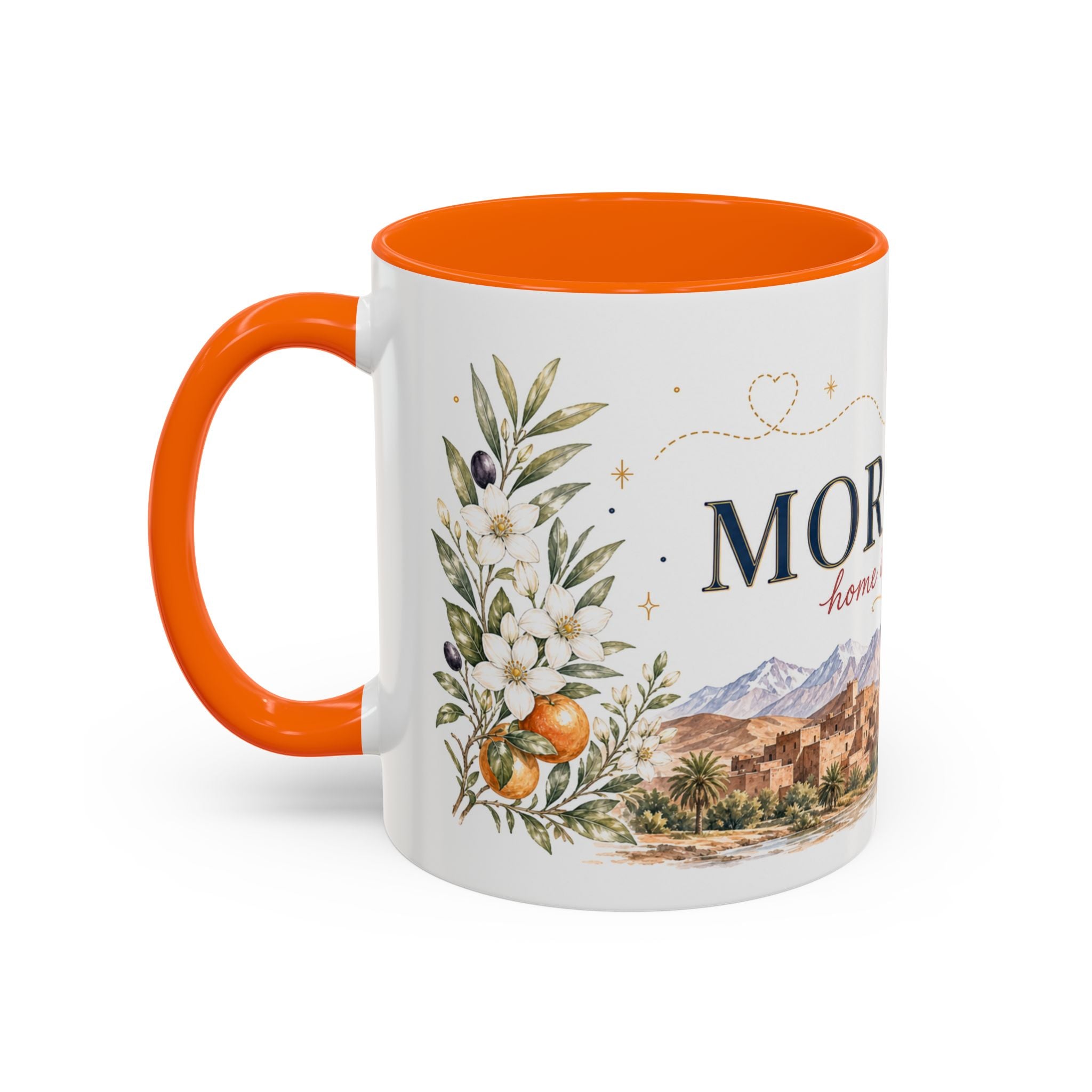 Morocco Home Country Mug | Moving Away Gift | Long Distance Friendship | 11 oz 15 oz Accent Mug