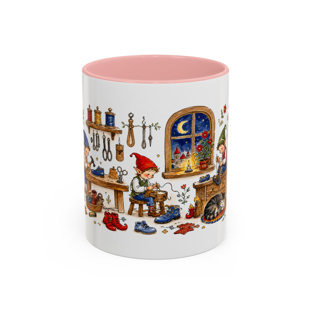 Elves and the Shoemaker Mug | Storybook Accent Coffee Mug | EveryLegend