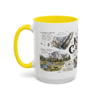 Kings Canyon National Park Coffee Mug | California Sierra Nevada Sequoia Gift | Accent Color Ceramic 11oz 15oz