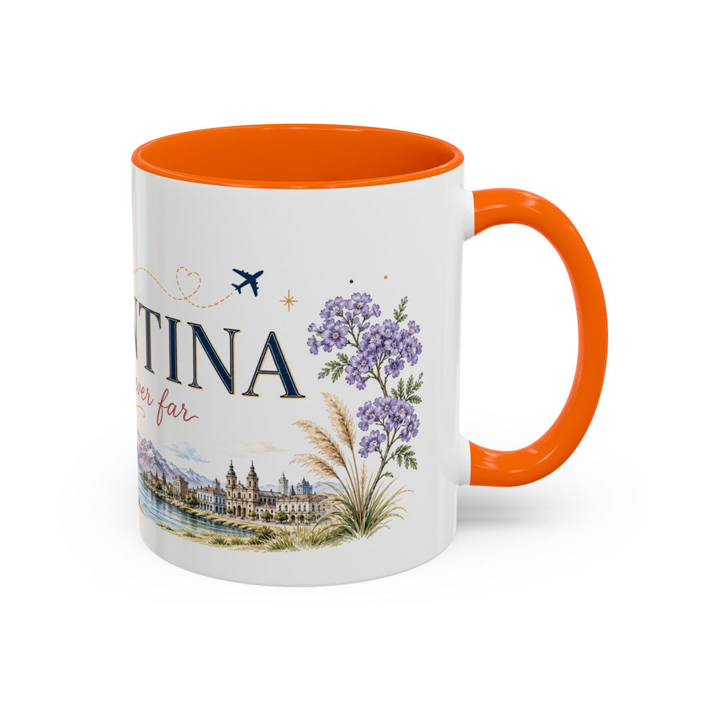 Argentina Home Country Mug | Moving Away Gift | Long Distance Friendship | 11 oz 15 oz Accent Mug
