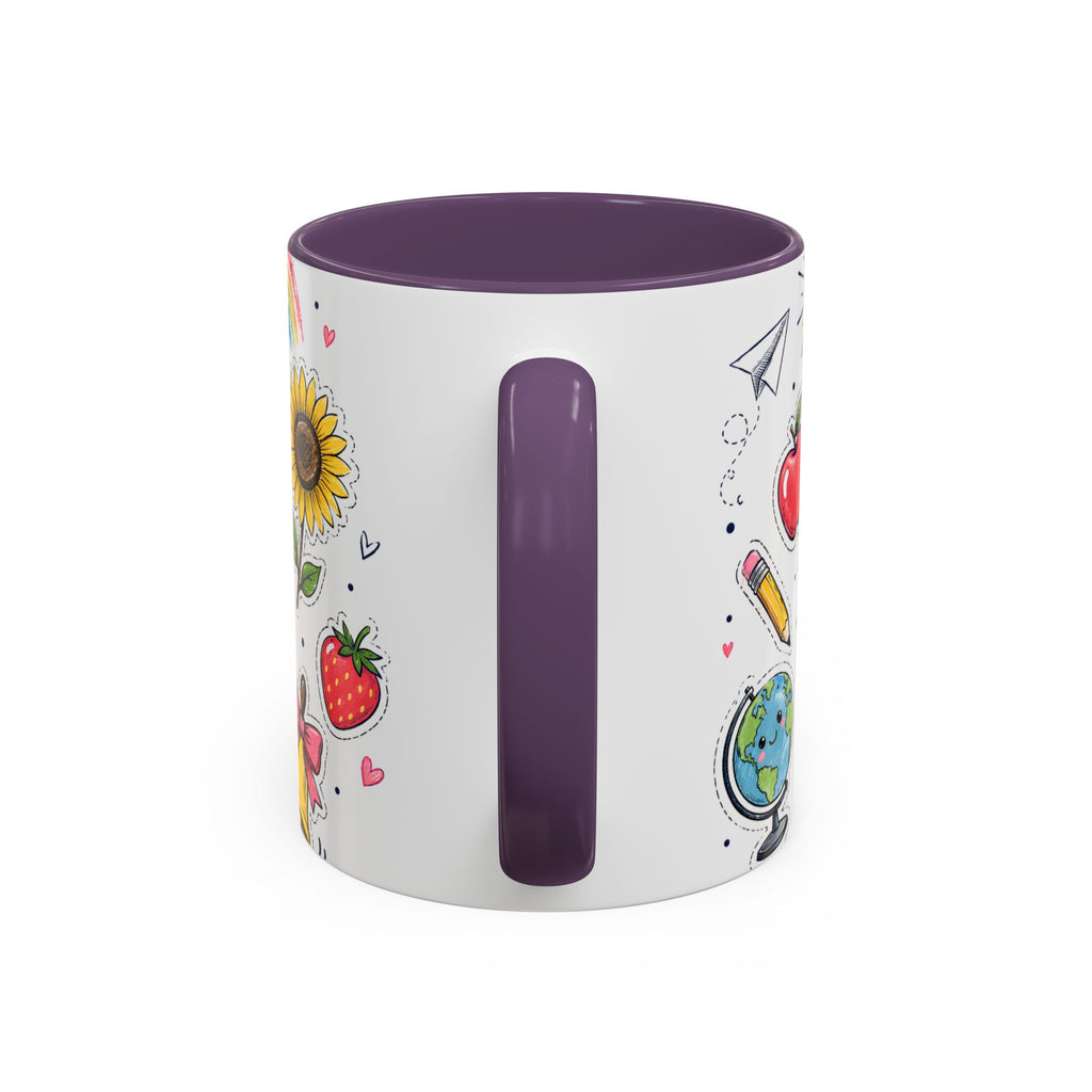 One in a Melon Coffee Mug | Sweetest Teacher Appreciation Gift | Accent Color Ceramic 11oz 15oz