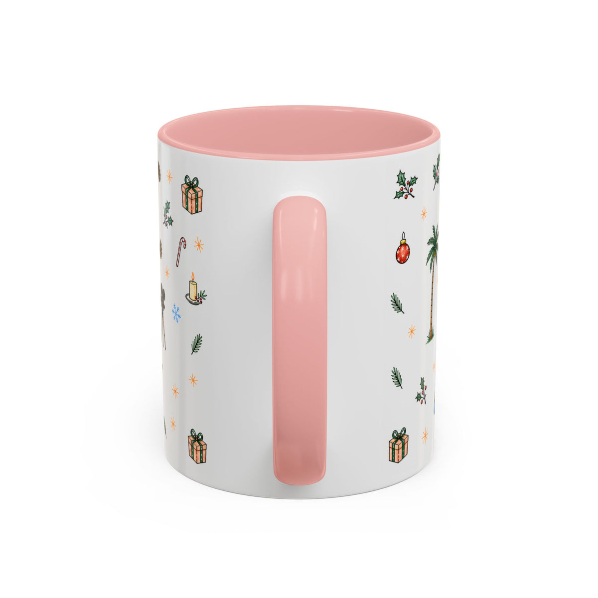 Los Angeles Christmas Mug | Watercolor City Souvenir | Ceramic Coffee Cup (11oz or 15oz)