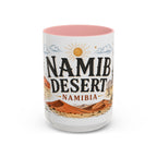 Namib Desert Coffee Mug | Travel Destination Souvenir Gift | Accent Color Ceramic 11oz 15oz