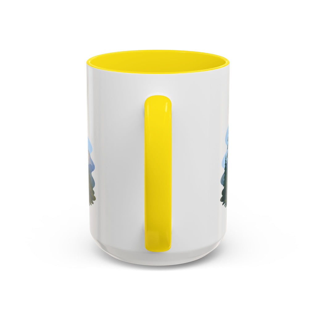 Sequoia National Park Coffee Mug | Solid Color Block Park Souvenir | 11oz 15oz Accent Mug