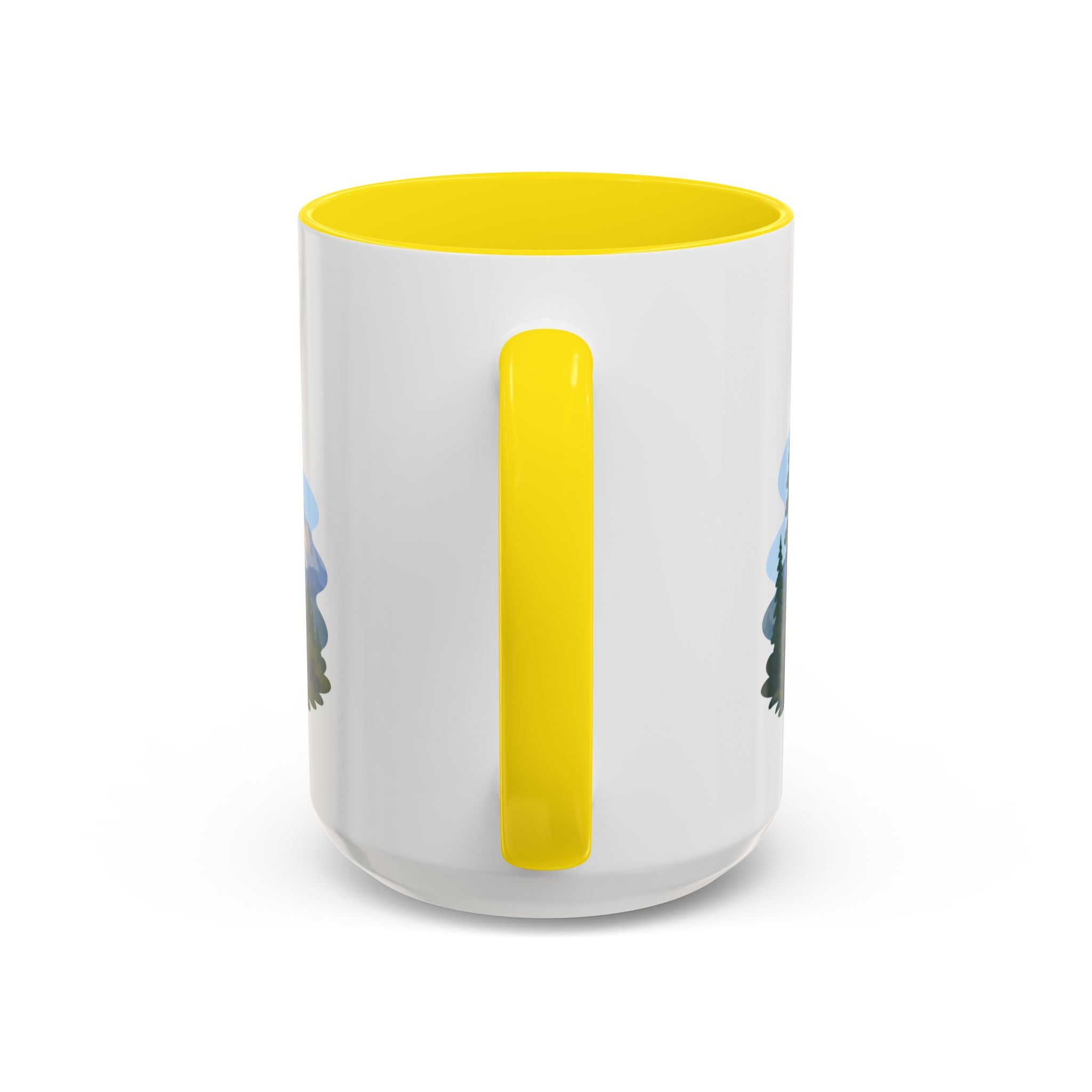 Sequoia National Park Coffee Mug | Solid Color Block Park Souvenir | 11oz 15oz Accent Mug