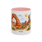 Arches National Park Mug | US Travel Souvenir Accent Coffee Mug | 11oz 15oz Ceramic Cup