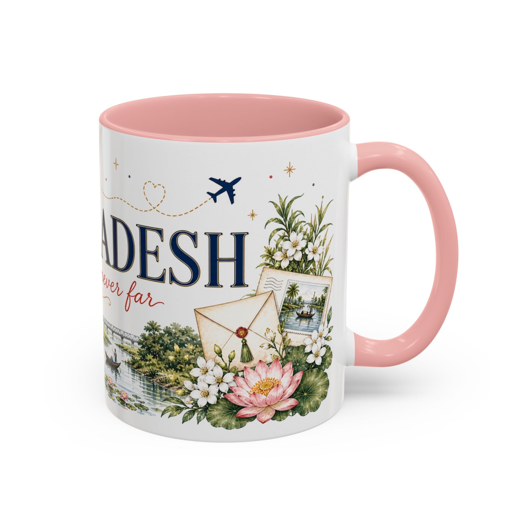 Bangladesh Home Country Mug | Moving Away Gift | Long Distance Friendship | 11 oz 15 oz Accent Mug