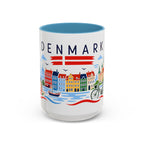Denmark Coffee Mug | Travel Souvenir Accent Mug | Country Gift Ceramic Cup 11oz 15oz