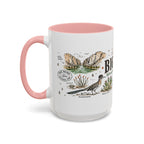 Big Bend National Park Coffee Mug | Texas Desert River Canyon Hiking Gift | Accent Color Ceramic 11oz 15oz