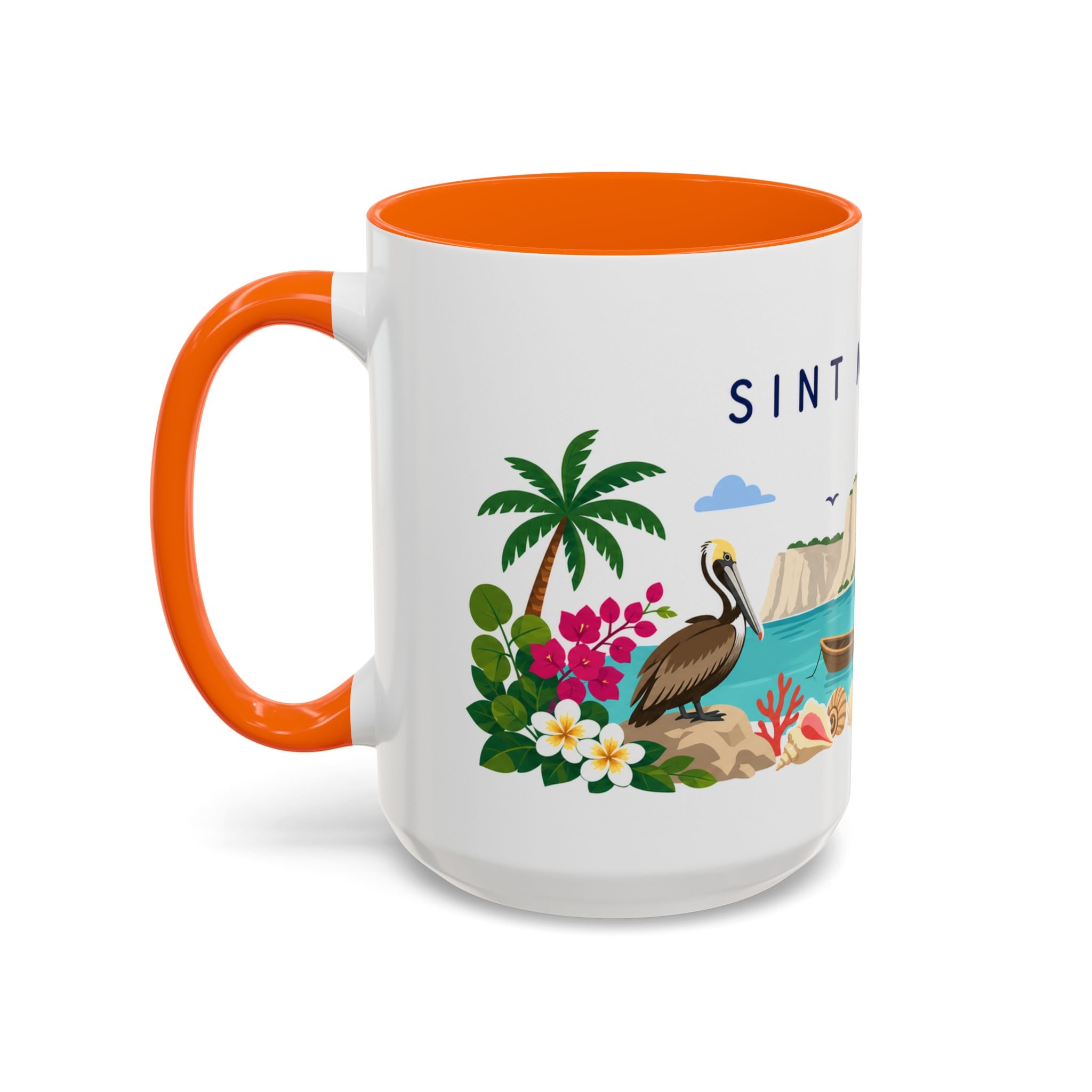 Sint Maarten Coffee Mug | Travel Souvenir Accent Mug | Country Gift Ceramic Cup 11oz 15oz