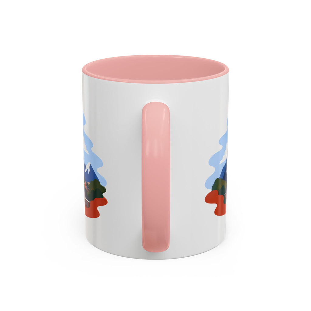 Lofoten Islands Coffee Mug | Travel Destination Souvenir Gift | Accent Color Ceramic 11oz 15oz