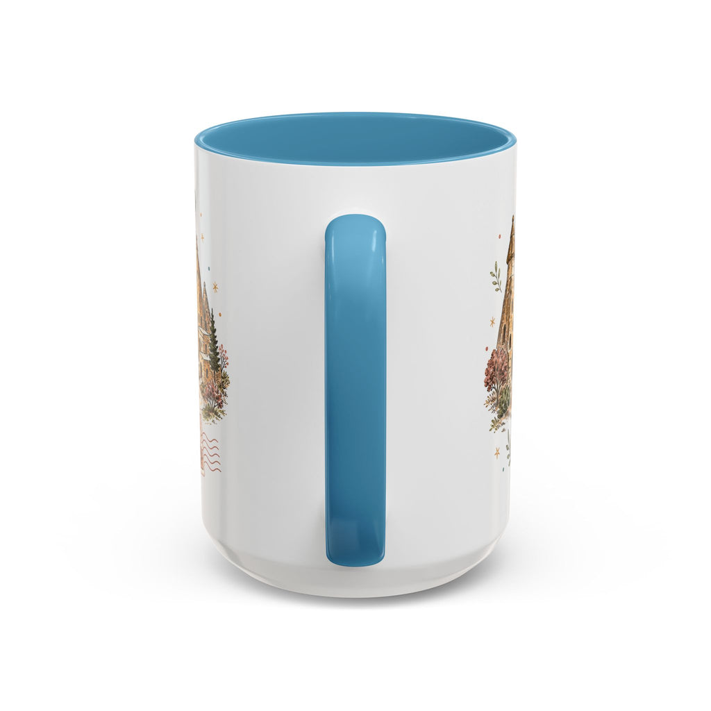 Cappadocia Coffee Mug | Travel Destination Souvenir Gift | Accent Color Ceramic 11oz 15oz
