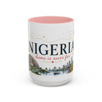 Nigeria Home Country Mug | Moving Away Gift | Long Distance Friendship | 11 oz 15 oz Accent Mug