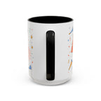 New Year Confetti Mug | Party Popper Watercolor Celebration Gift | Accent Cup 11oz 15oz