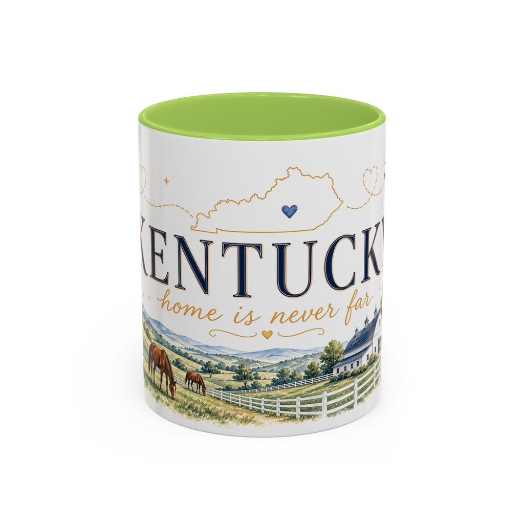 Kentucky Home State Mug | Moving Away Gift | Long Distance Friendship Coffee Cup | 11oz 15oz Accent Mug