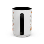 Halloween Party Mug | Ghost Black Cat Candy Watercolor Gift | Accent Cup 11oz 15oz