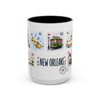 New Orleans Coffee Mug | Postage Stamp Collage Mug | Travel Souvenir Accent Cup 11oz 15oz
