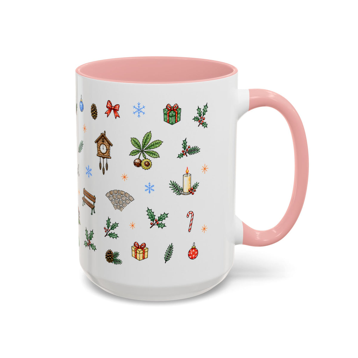 Munich Christmas Mug | Watercolor City Souvenir, Travel Gift (11oz/15oz)
