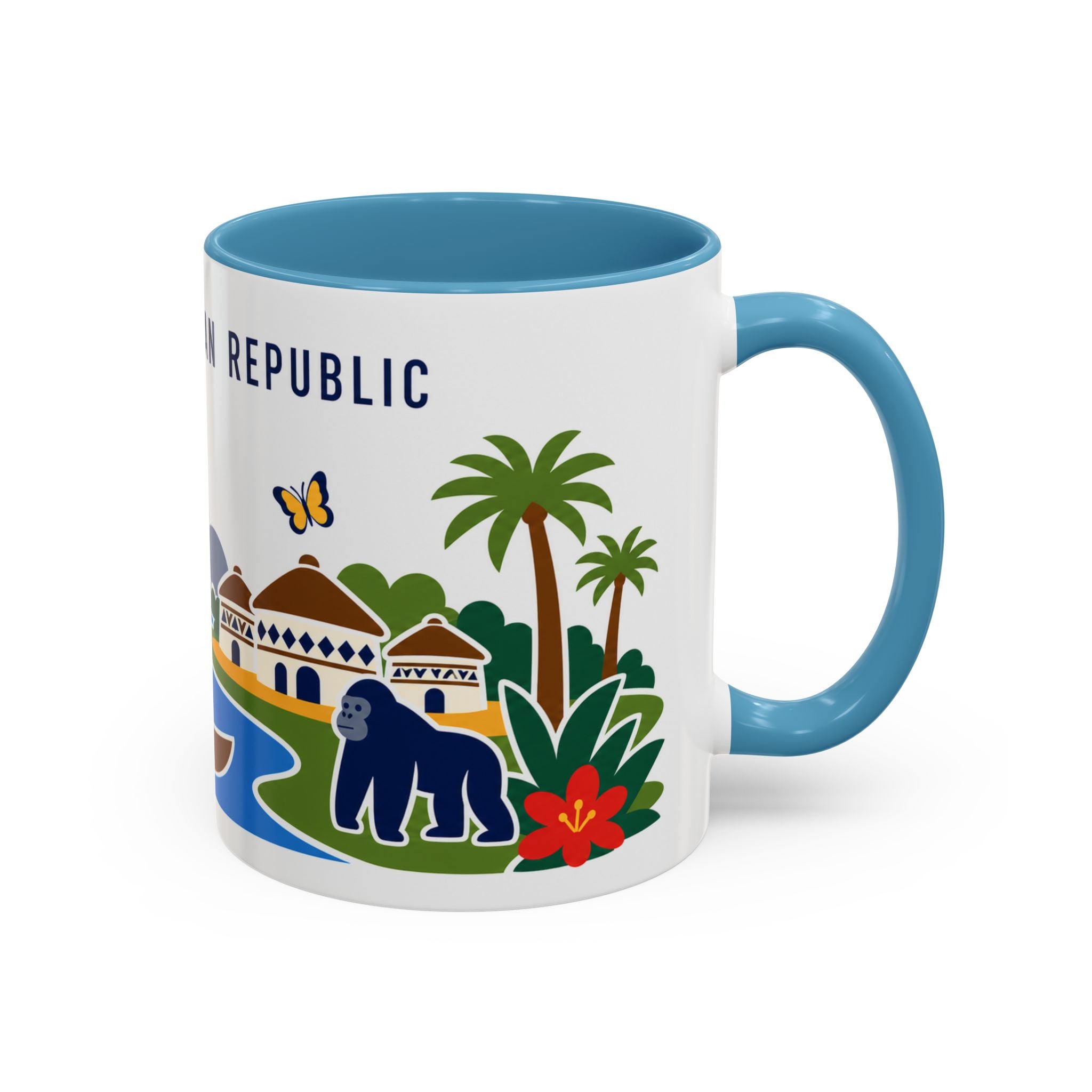Central African Republic Coffee Mug | Travel Souvenir Accent Mug | Country Gift Ceramic Cup 11oz 15oz