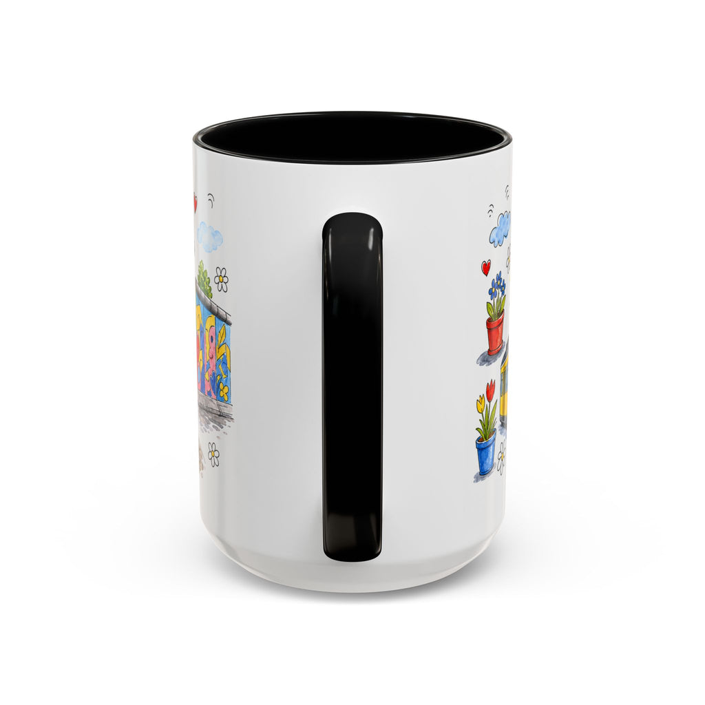 Berlin Travel Mug | European City Souvenir Accent Coffee Mug | 11oz 15oz Ceramic Cup