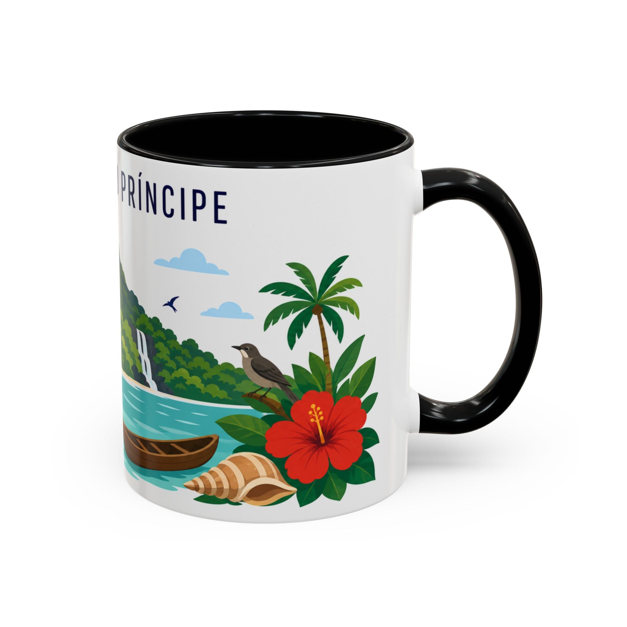 São Tomé and Príncipe Coffee Mug | Travel Souvenir Accent Mug | Country Gift Ceramic Cup 11oz 15oz