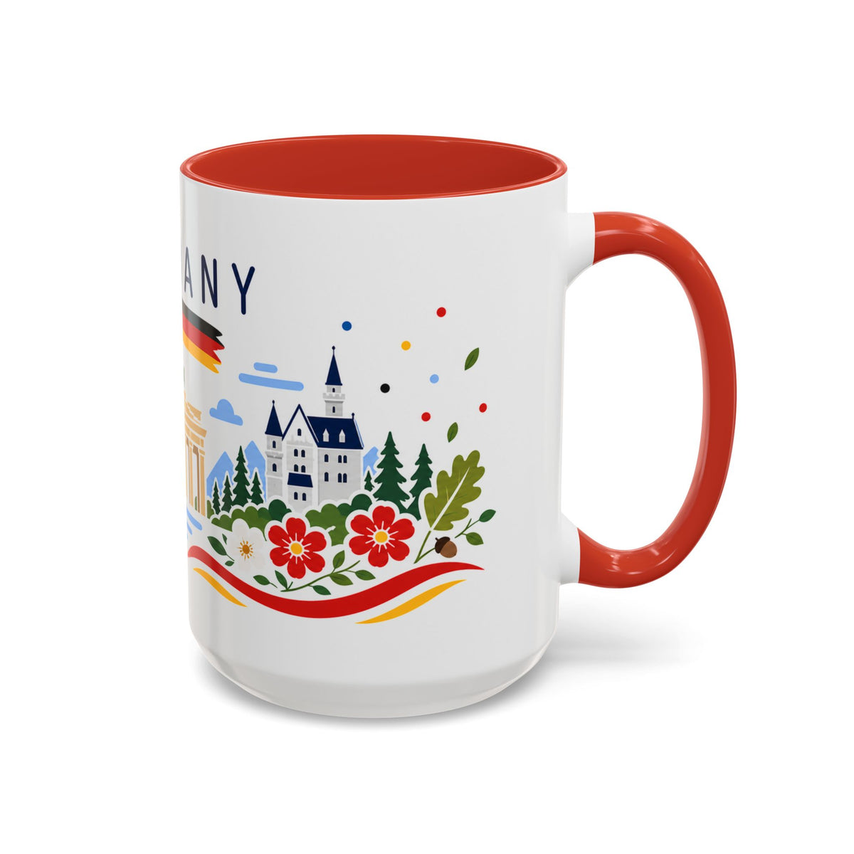 Germany Coffee Mug | Travel Souvenir Accent Mug | Country Gift Ceramic Cup 11oz 15oz